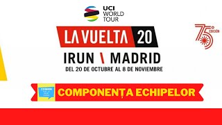 La Vuelta 2020 | Componența echipelor participante | Team Rosters