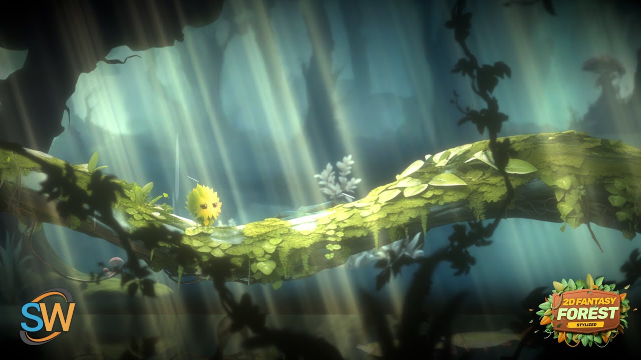 Stylized Fantasy Forest – Leafy Walkthrough Demo - Simple global 2D light