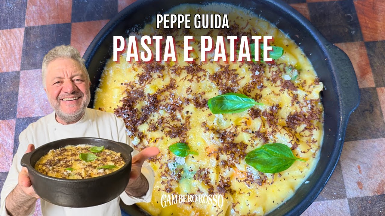 Pasta e Patate con Acciughe e Tartufo Nero - Le Ricette di Peppe Guida