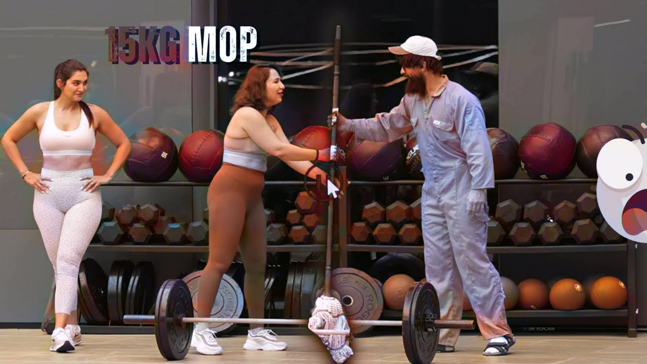 Elite Powerlifter ANATOLY's Comedy Gold: Pretending to Clean the Gym😉🔥 #5