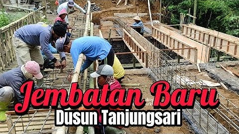 JEMBATAN HANCUR KINI DIGANTI JEMBATAN BETON Dsn. Tanjungsari Binangun Watumalang Wonosobo