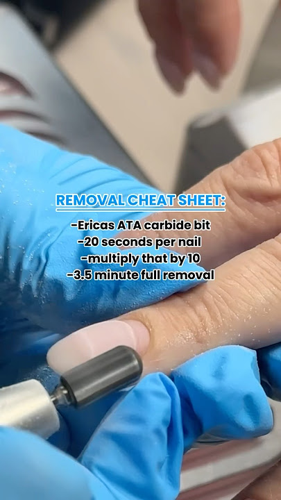 3 Minute Gel Nails Removal #nailtech #nails