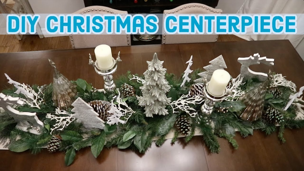 DIY CHRISTMAS CENTERPIECE CHALLENGE - YouTube