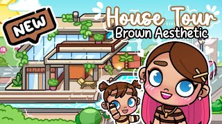 AESTHETIC BROWN *MANSIÓN* HOUSE TOUR en Avatar World | House Maker-Mansion house Maker | Sol Games