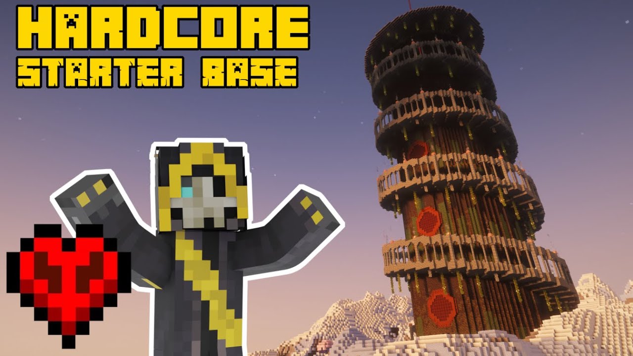 Designing My First MEGA BASE – The Giant Spire | Hardcore Minecraft ...