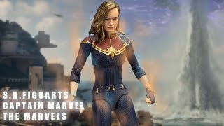 SHF REVIEW : S.H.Figuarts Captain Marvel - The Marvels | SHF | Unbox | Marvel Studios' The Marvels