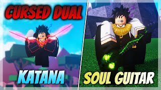 OBTAINING Cursed Dual Katana and Soul Guitar In One Video on Blox Fruits!