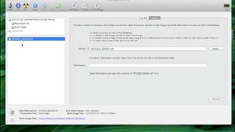 Copy a DVD on a Mac for free Part 2 Using Disk Utility