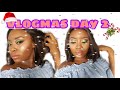 grwm: holiday glam makeup and short Bob wig (vlogmas day 2)