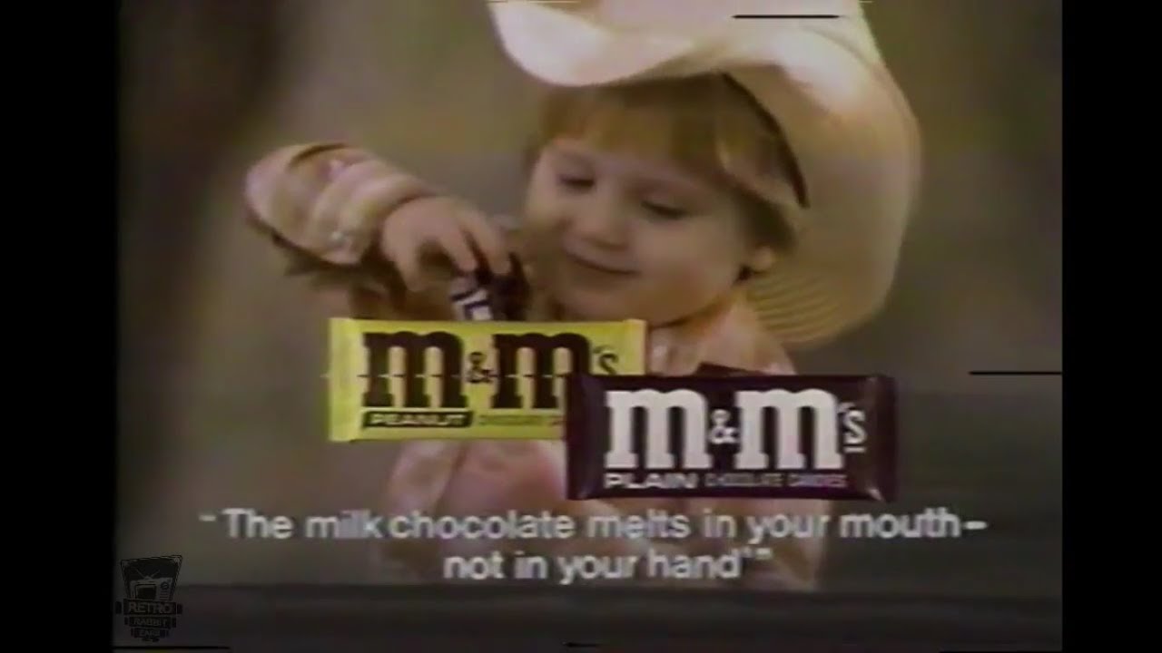M&M's Chocolate Commercial From 1984 Candy Bar Commercial YouTube