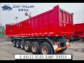 What is Tipper Trailer | all kinds of dump semi trailers for clients in Africa