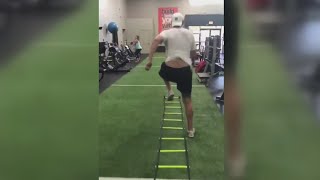 Tyler Eifert posts workout video as he recovers from ankle injury