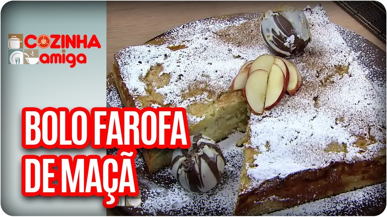 Bolo farofa de maçã - Chef Dalva Zanforlin| Cozinha Amiga (03/08/17)