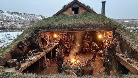 How Vikings Built Underground Turf Houses to Survive Brutal Winters | Human Craft Documentary