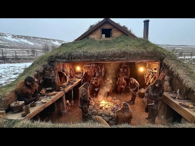 What It Was Like To Built and Live in a Viking Turf House in Winter