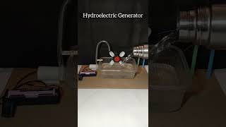 Mini Hydroelectric Generator ⚡| LED Glows Using Water Power