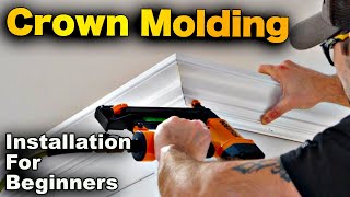 Install Crown Molding On Cabinets - 2 EASY DIY Cutting Methods