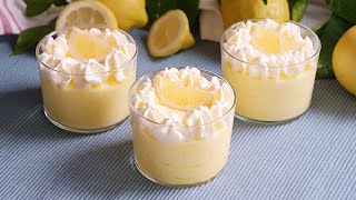 Mousse de Limón fácil y rápida (sin gelatina ni huevo) 🍋💕