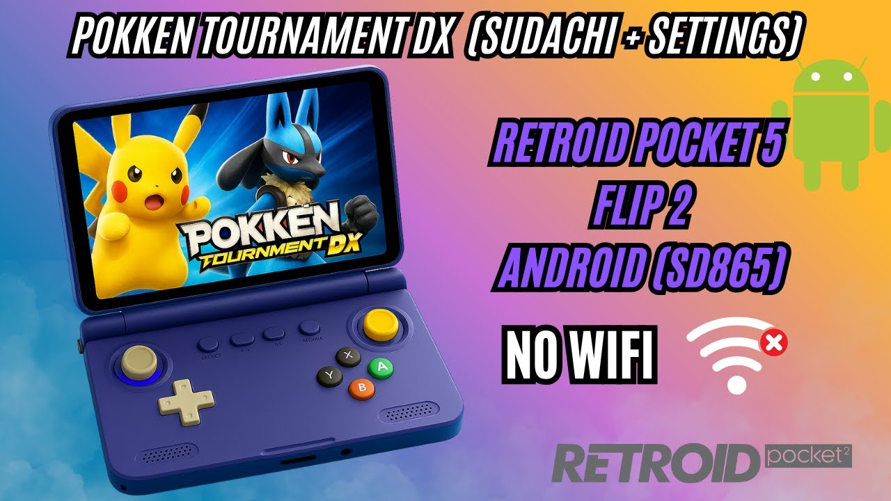 Pokkén Tournament DX on Android! Retroid Pocket 5 Flip 2