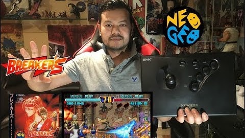 Breakers Test With Neo Geo X Arcade Stick
