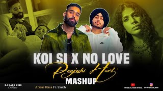 Koi Si X No Love (DJ Rash King) - Mashup 2024 | Afsana Khan | Shubh - No Love | Ik Vi Hanju Aya Na. Resimi