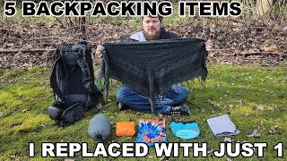 5 Backpacking items I replaced with just 1.