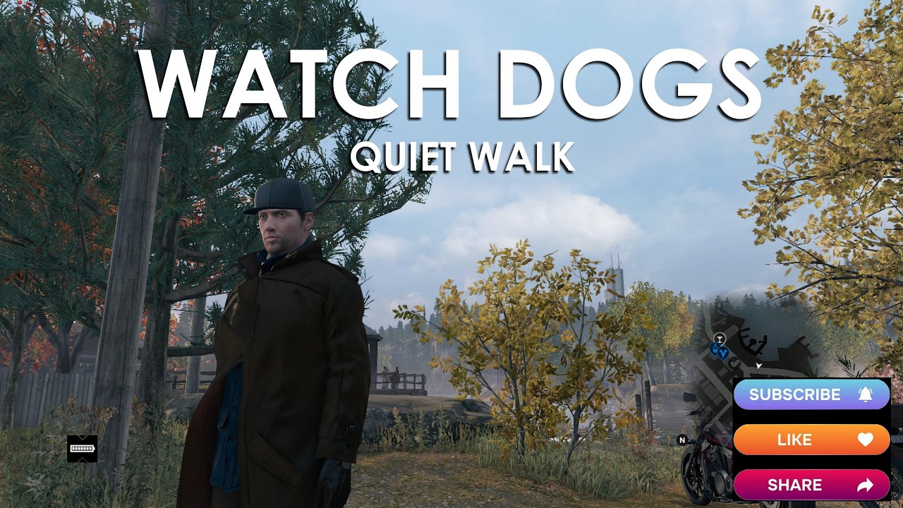 ASMR RELAXATION : Walking in Watch Dogs / Calm / Marche Tranquille