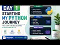 Day 1 of My Data Science Journey | Learning Python Basics + FREE Roadmap PDF