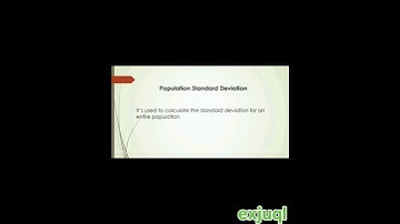 Sample Standard Deviation vs Population Standard Deviation #excel #exceltutorial