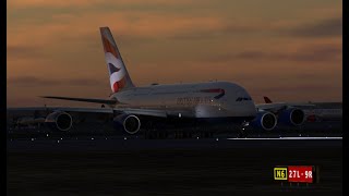 FLYBYWIRE FBW A380 | ✈️ LONDON HEATHROW BRITISH AIRWAYS | LANDING