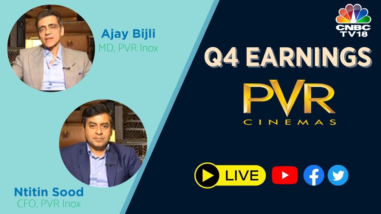 Live Q4 Earnings With CNBCTV18 PVR Q4 Results Net Loss Of ₹333.35