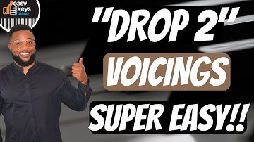 Learn How Use Drop 2 Voicing in Reharmonization and Chord Progression - Easy Tips.