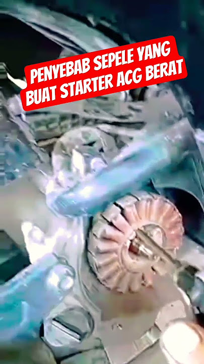 penyebab sepele starter acg berat #shorts #tekhnik #cara #penyebab #starter #acg #motorcycle #beat