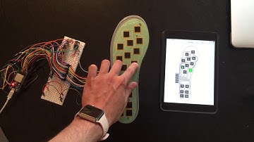 SmartShoe Insole - ESP32 to Node.js to WebPage