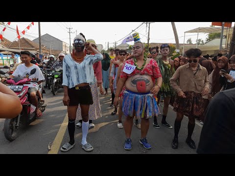 BIKIN NGAKAK! LOMBA BARIS DI LABUAN, RIBUAN WARGA TUMPAH KE JALAN | Lipu...