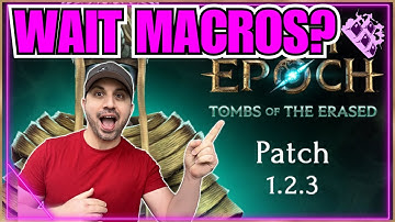Last Epoch Drops Update 1.2.3! Sooooo Much Fixed and Macros Enabled... Very Very Cool!
