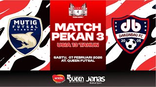 Download Lagu AAFI REGIONAL BANDUNG 3 - PEKAN 3 - U-13 - DAKONBAU VS MUTIG FA - QUEEN FUTSAL MP3
