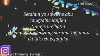 #Quotes Bahasa Jawa Demi kowe