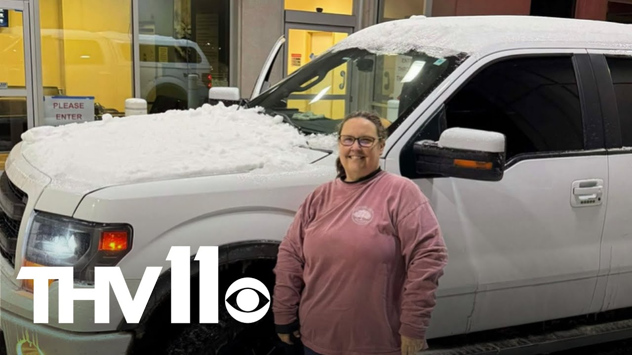 Volunteers transport healthcare workers during Arkansas winter storm