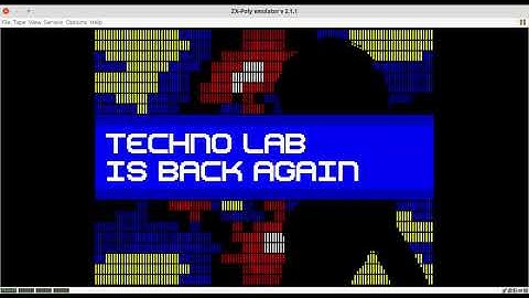 ZX-Poly 2.1.1 emulator screen-cast