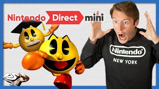 THEY'RE REMAKING PAC-MAN WORLD!!! | Nintendo Direct Mini Partner Showcase Reaction