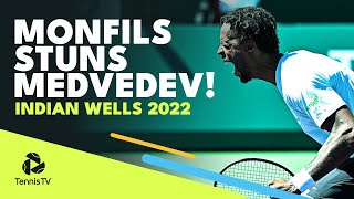 Gael Monfils STUNS Medvedev In Indian Wells!