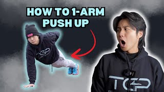 How to do a 1 arm push up! (Beginner tutorial)