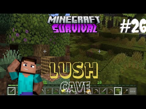 Finally I found a lush cave in PE||#minecraft - YouTube