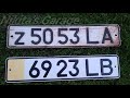 Collection of Soviet license plates of Latvia🇱🇻