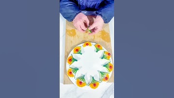 Easy to learn plate trim!# The fancy method of fruit platter# Simple and easy to learn# The innovat