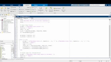 Projek implementasi Interpolasi Lagrange dengan Matlab|membuat aplikasi estimasi jumlah mahasiswa