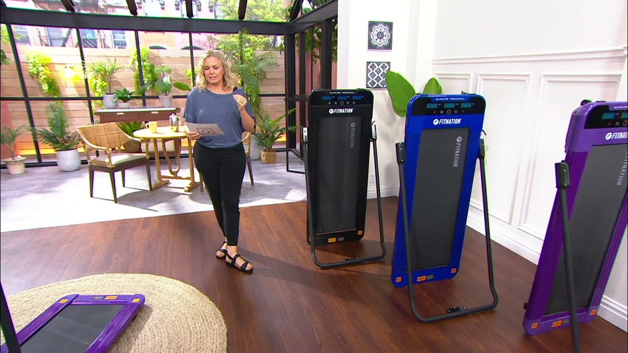 FITNATION Slimline Pro Walking Treadmill w/ Echelon App on QVC YouTube