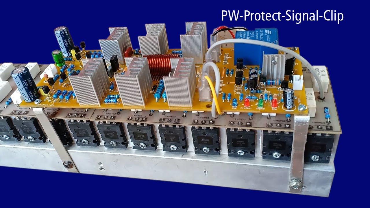 How to make Amplifier Hiroshi driver with Clip inductor 2000W