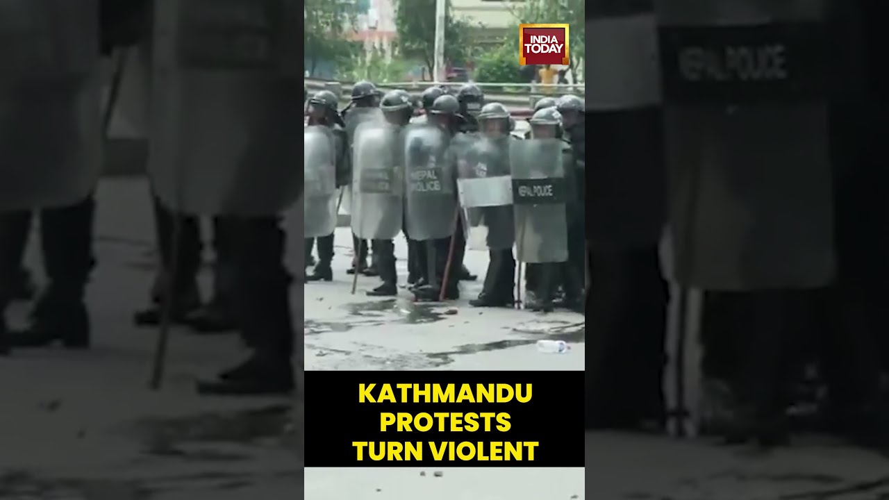 Kathmandu Protests Turn Violent Nepal Nepalprotests Genzrevolution Corruption